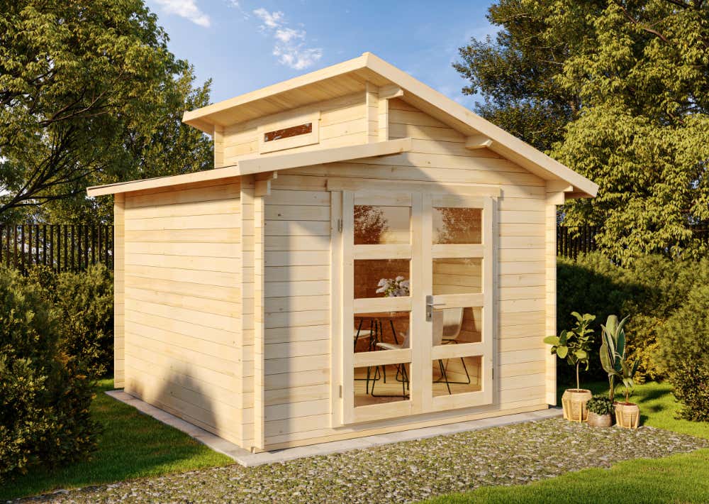 Gartenhaus Aktiva | 4x4m | Restposten 16% Rabatt