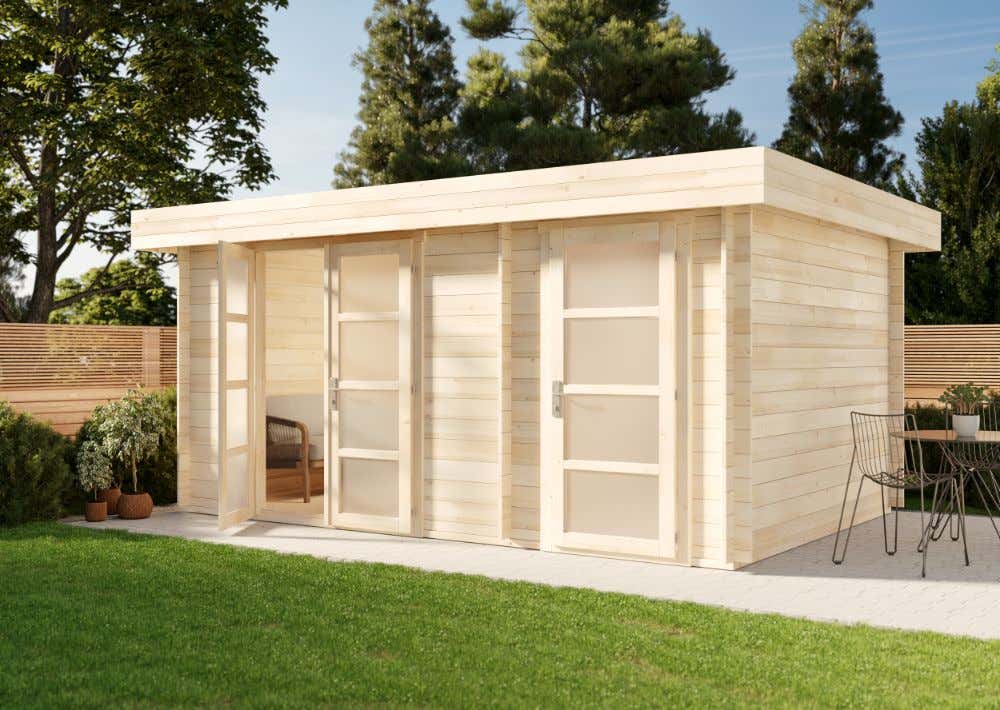 Gartenhaus Modern E | 5x3m | Restposten 23% Rabatt