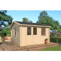 Fjordholz Gartenhaus Modell Narvic 70 D | 4x3m | Restposten 26% Rabatt