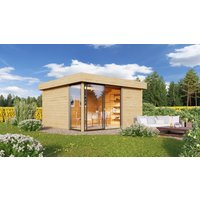 Fjordholz Gartenhaus Alu Concept 44 P | 4x3m | Restposten 26% Rabatt