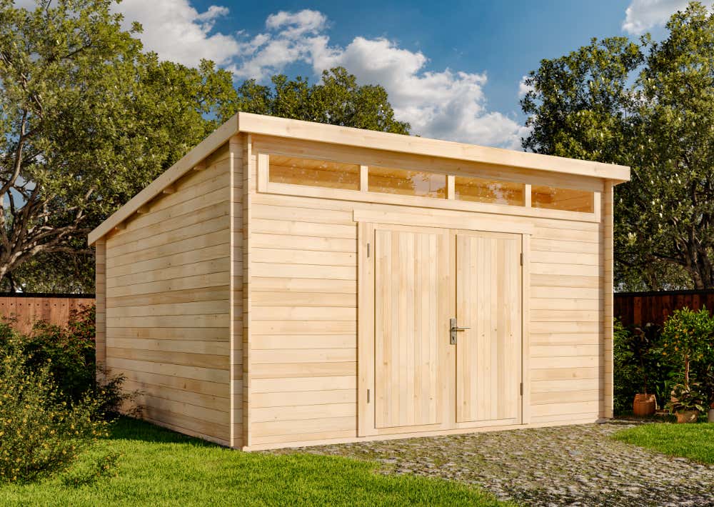 Gartenhaus Maria Viva | 4x4m | Restposten 16% Rabatt