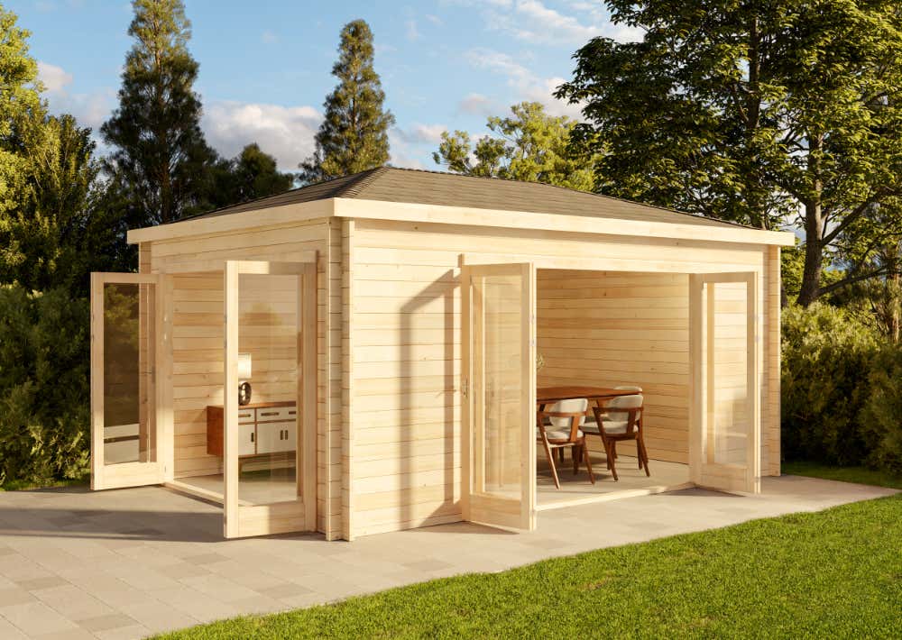 Gartenhaus Sunrise | 5x4m | Restposten 15% Rabatt