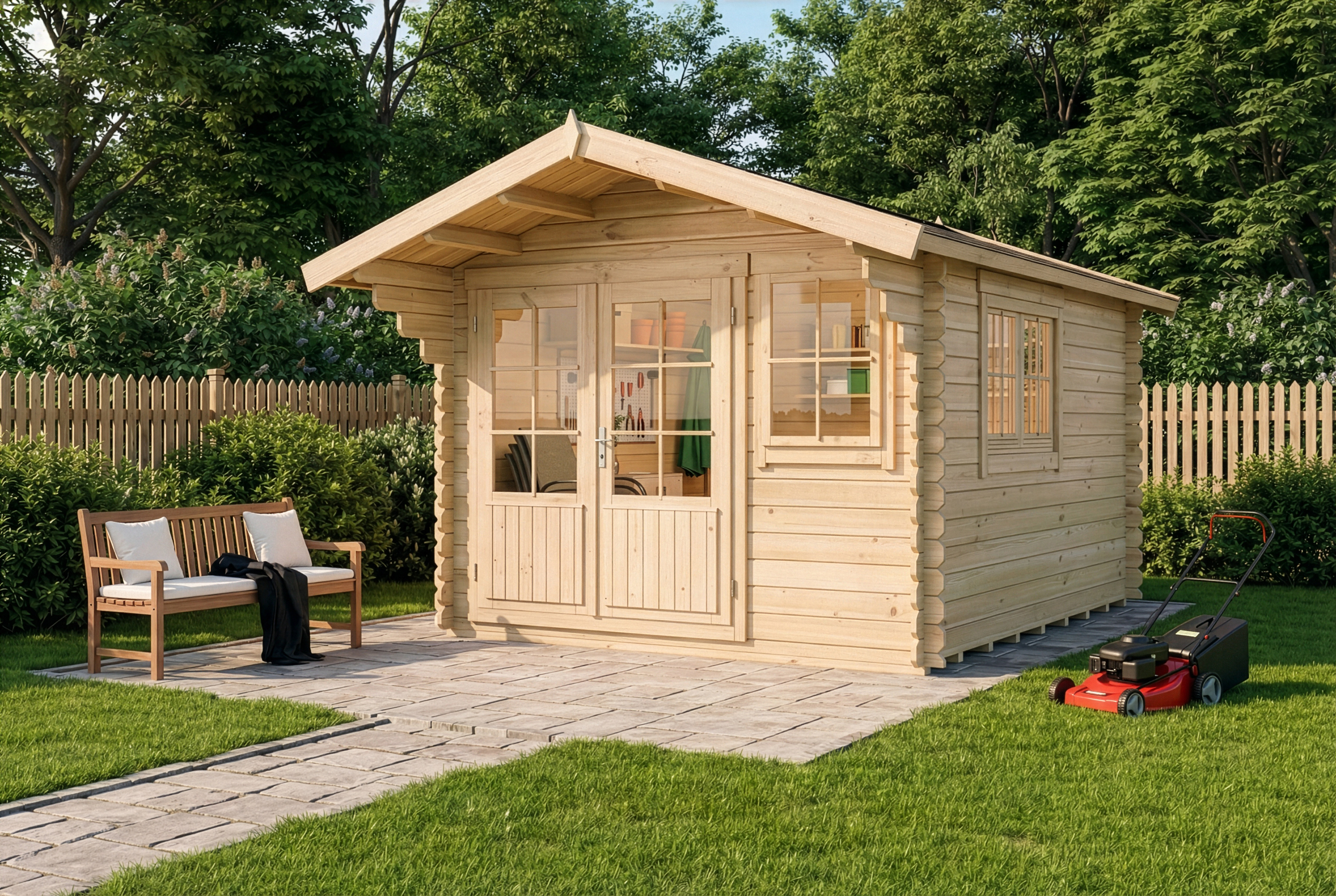 Gartenhaus Gabriel 300 x 400 cm | 4x3m | Restposten 24% Rabatt