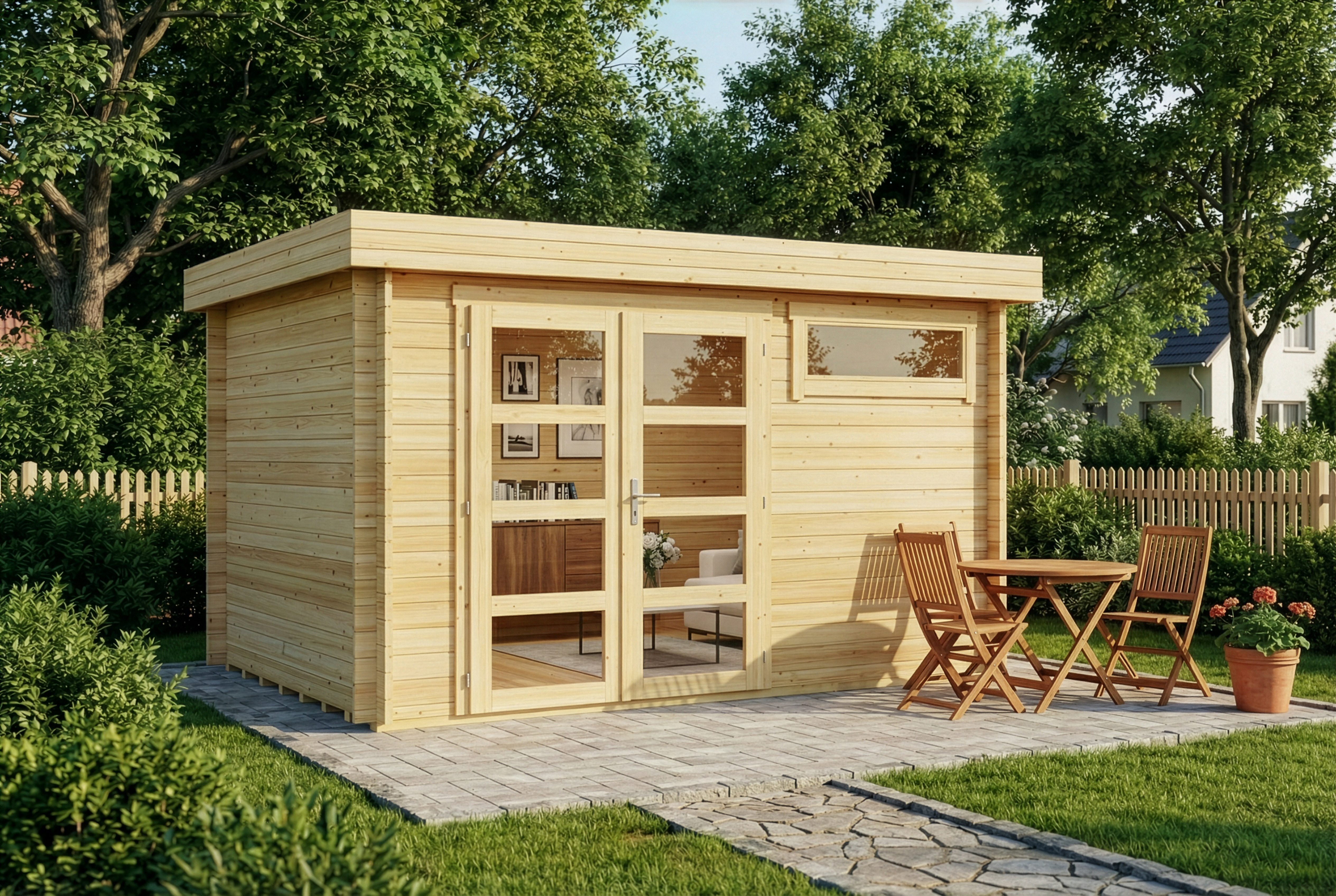 Gartenhaus Leandro | 4x2m | Restposten 24% Rabatt