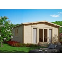 Fjordholz Gartenhaus Modell Kim 70 H | 6x5m | Restposten 26% Rabatt
