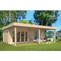 Fjordholz Gartenlounge Modell Oskar 44 | 7x4m | Restposten 26% Rabatt