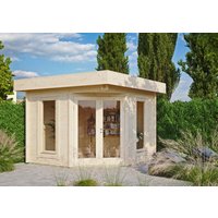 Fjordholz Gartenhaus Modell Nora 44 A Modern | 4x3m | Restposten 26% Rabatt