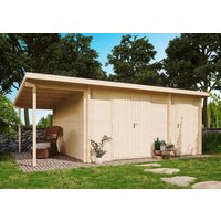 Fjordholz Gartenhaus Modell Carin 44 D + SD | 6x4m | Restposten 26% Rabatt