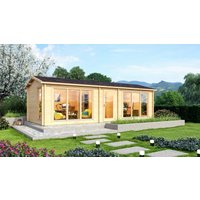 Fjordholz Gartenhaus Modell Officehouse 44 | 7x4m | Restposten 26% Rabatt