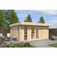 Fjordholz Gartenhaus Modell Theo 44 | 5x4m | Restposten 26% Rabatt