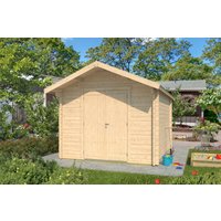 Fjordholz Gartenhaus Modell Lexi 44 G Premium | 3x3m | Restposten 26% Rabatt