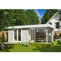 Fjordholz Gartenhaus Modell Ranja 44 | 6x4m | Restposten 26% Rabatt