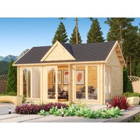 Fjordholz Gartenhaus Modell Teehaus Wakefield 44 | Restposten 26% Rabatt