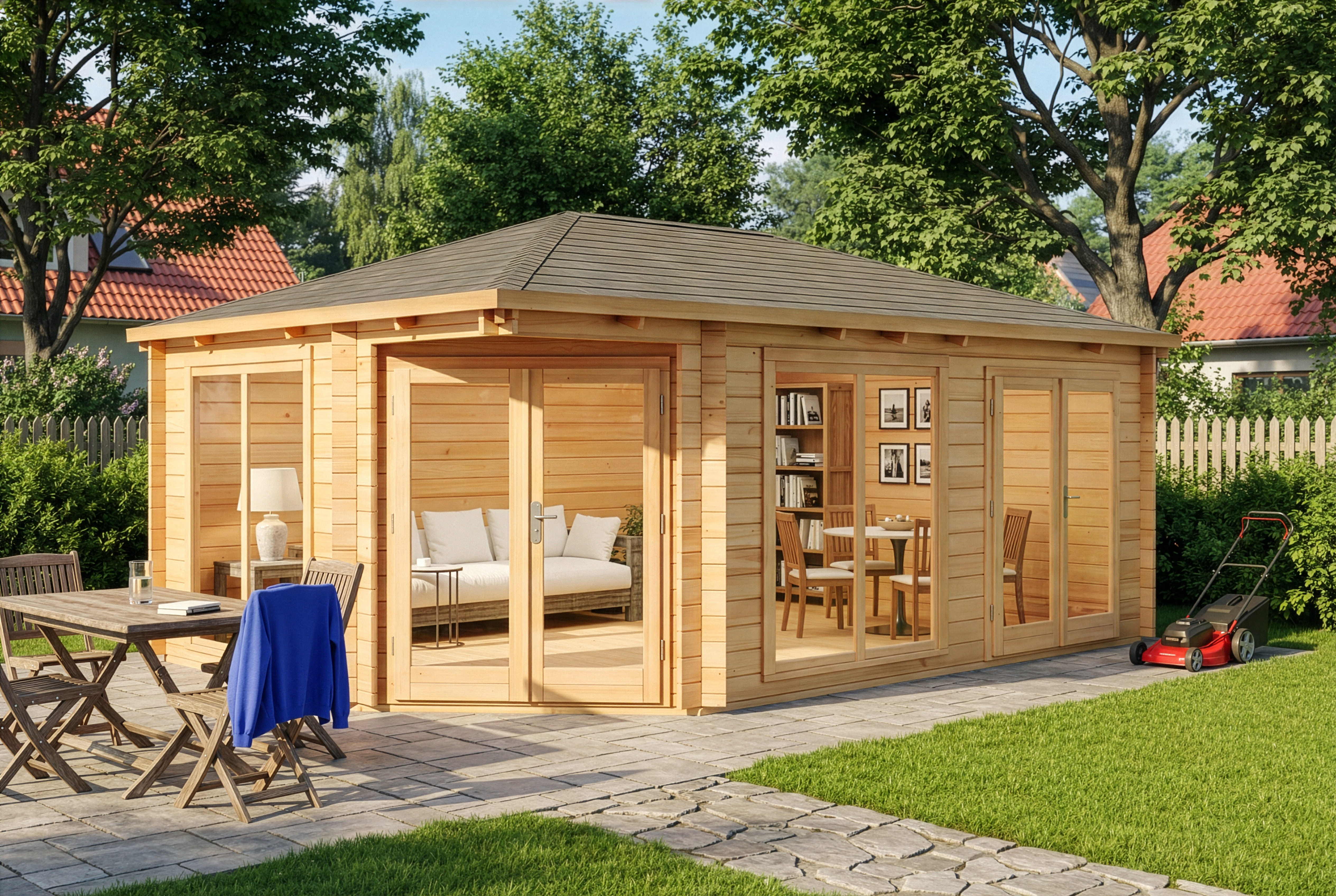 5-Eck Gartenhaus Julia | 6x4m | Restposten 15% Rabatt Unkategorisiert online kaufen 5-Eck Gartenhaus Julia | 6x4m | Restposten 15% Rabatt Unkategorisiert online kaufen