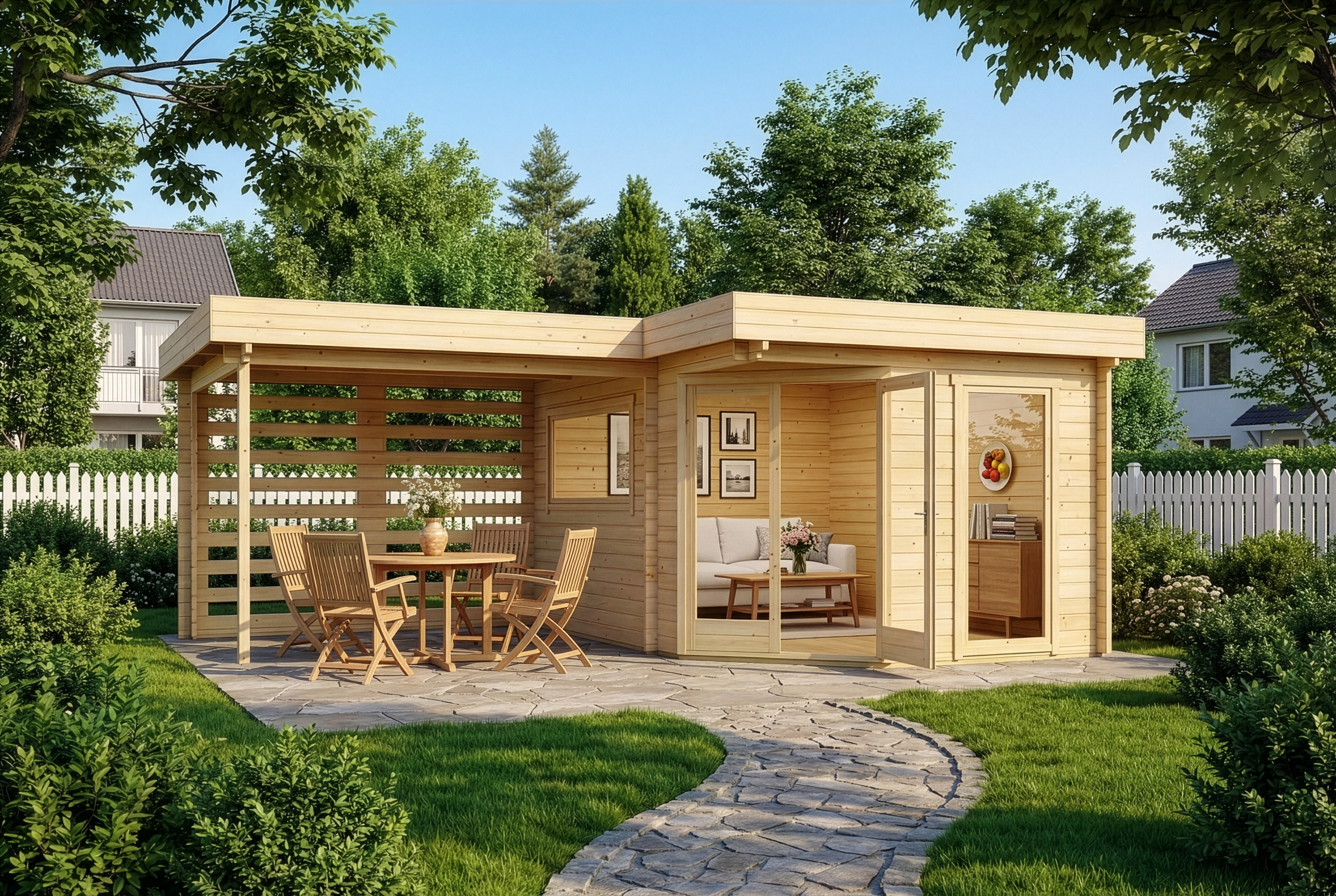 5-Eck Gartenhaus Pepe Optima | 6x5m | Restposten 20% Rabatt Unkategorisiert online kaufen