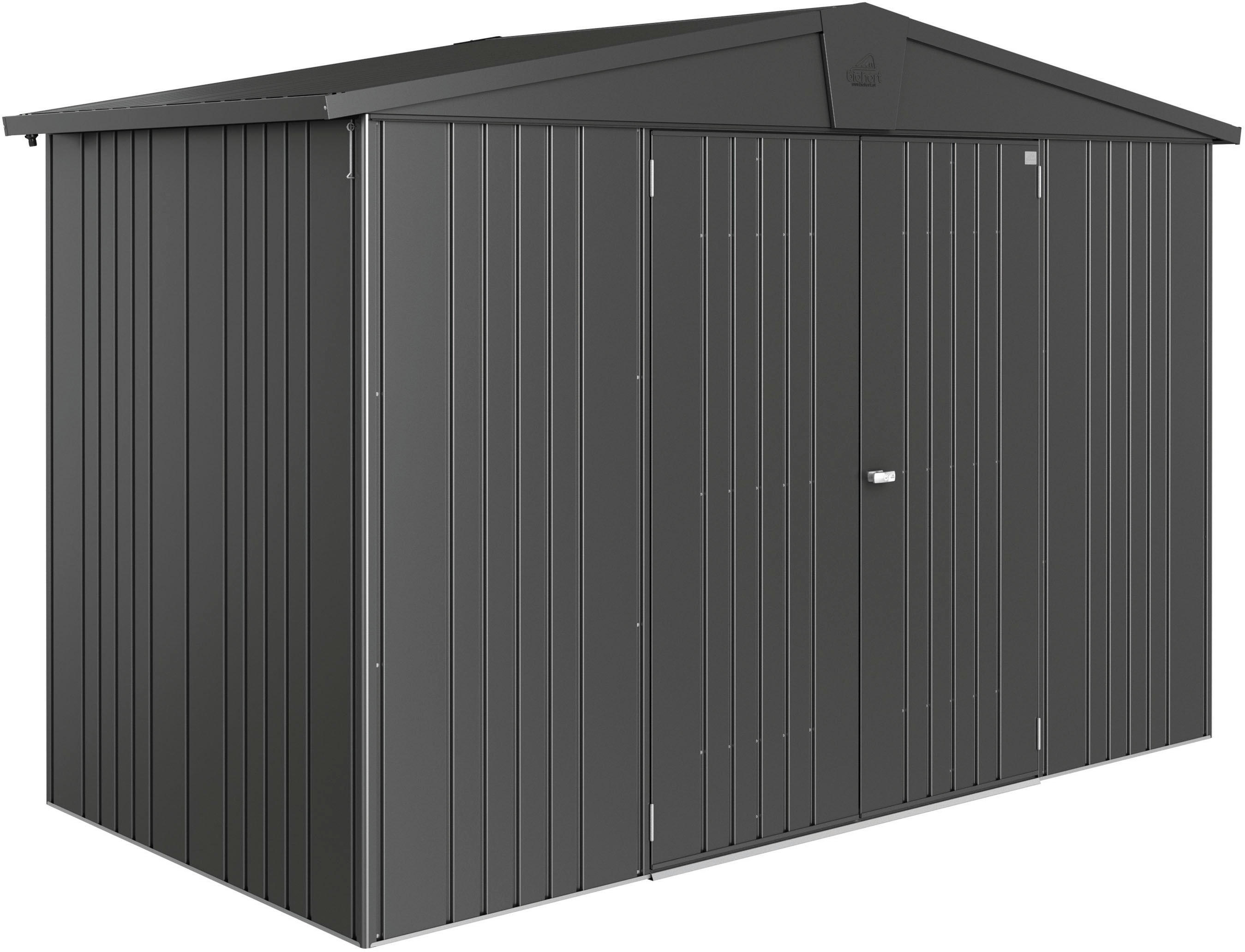 Biohort Gerätehaus "Europa Gr. 4A, verschiedene Farben" Qualitäts-Geräteschuppen aus Metall | 3x2m | Restposten 8% Rabatt Unkategorisiert online kaufen