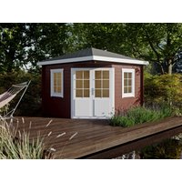 Fjordholz 5-Eck Gartenhaus Modell Evelyn 3A | 3x3m | Restposten 26% Rabatt Unkategorisiert online kaufen
