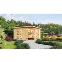 Fjordholz 5-Eck Gartenhaus Modell Fargo 70 B | 5x4m | Restposten 26% Rabatt Unkategorisiert online kaufen
