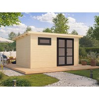 Fjordholz Gartenhaus Modell Alu Line 28-D | 4x3m | Restposten 25% Rabatt Unkategorisiert online kaufen