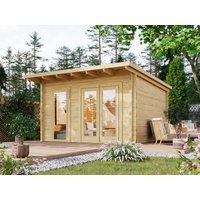 Fjordholz Gartenhaus Modell Berlin 70 C Modern | 4x4m | Restposten 26% Rabatt Unkategorisiert online kaufen