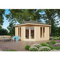 Fjordholz Gartenhaus Modell Cati 44 Modern | 4x4m | Restposten 26% Rabatt Unkategorisiert online kaufen