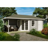 Fjordholz Gartenhaus Modell Kiano 44 A | 5x4m | Restposten 26% Rabatt Unkategorisiert online kaufen