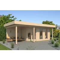 Fjordholz Gartenhaus Modell Nora 44 I Modern | 8x4m | Restposten 26% Rabatt Unkategorisiert online kaufen