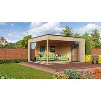 Fjordholz Gartenhaus Modell Q-BIC Alu 70 D | 5x4m | Restposten 26% Rabatt Unkategorisiert online kaufen