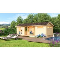 Fjordholz Gartenhaus Modell Uri 70 | 8x4m | Restposten 26% Rabatt Unkategorisiert online kaufen