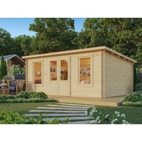 Fjordholz Pultdach Gartenhaus Modell Rex 28 A | 5x3m | Restposten 26% Rabatt