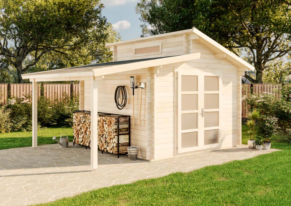 Gartenhaus Aktiva mit Schleppdach | 5x4m | Restposten 15% Rabatt Unkategorisiert online kaufen
