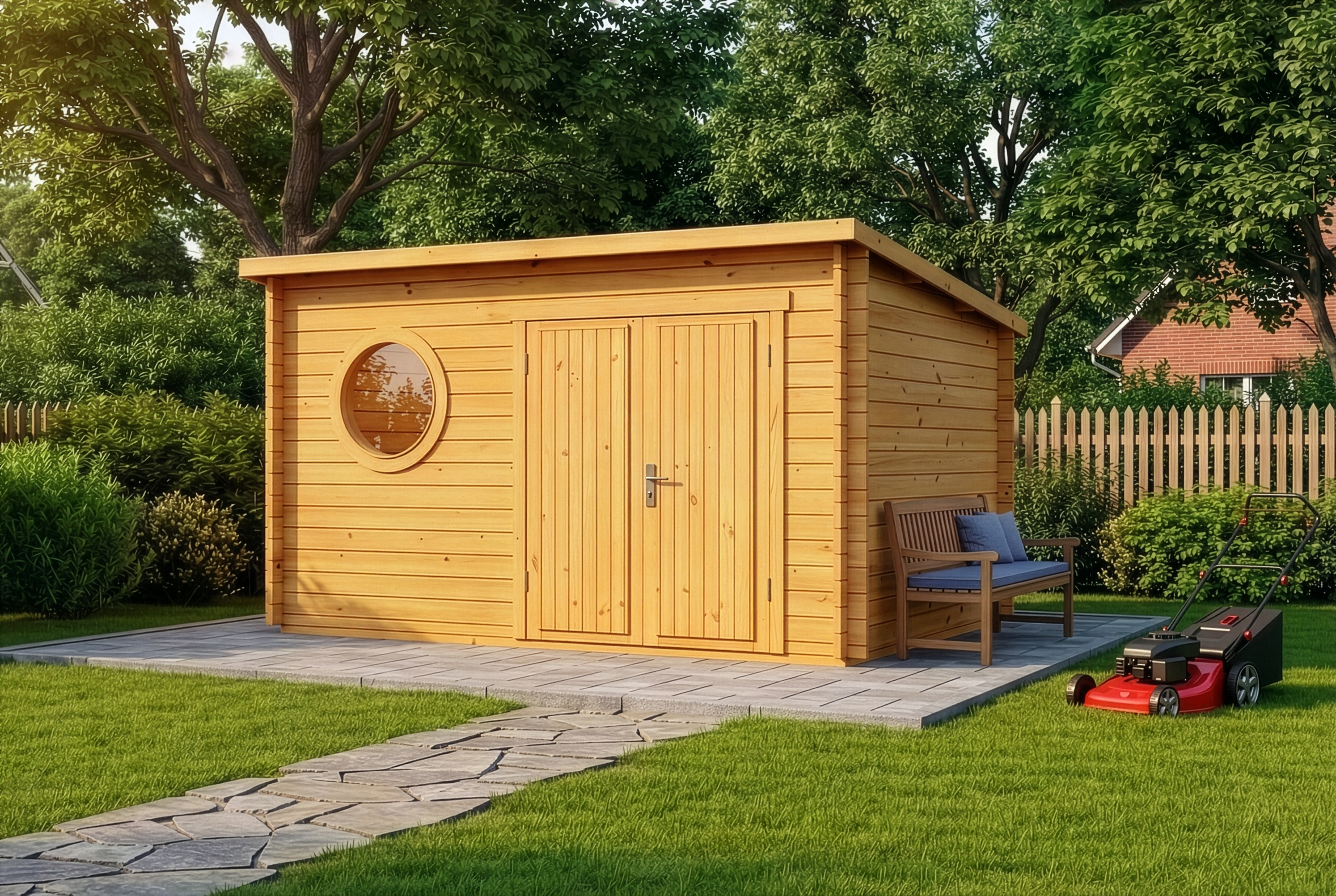 Gartenhaus Maria Rondo B | 4x3m | Restposten 20% Rabatt Unkategorisiert online kaufen