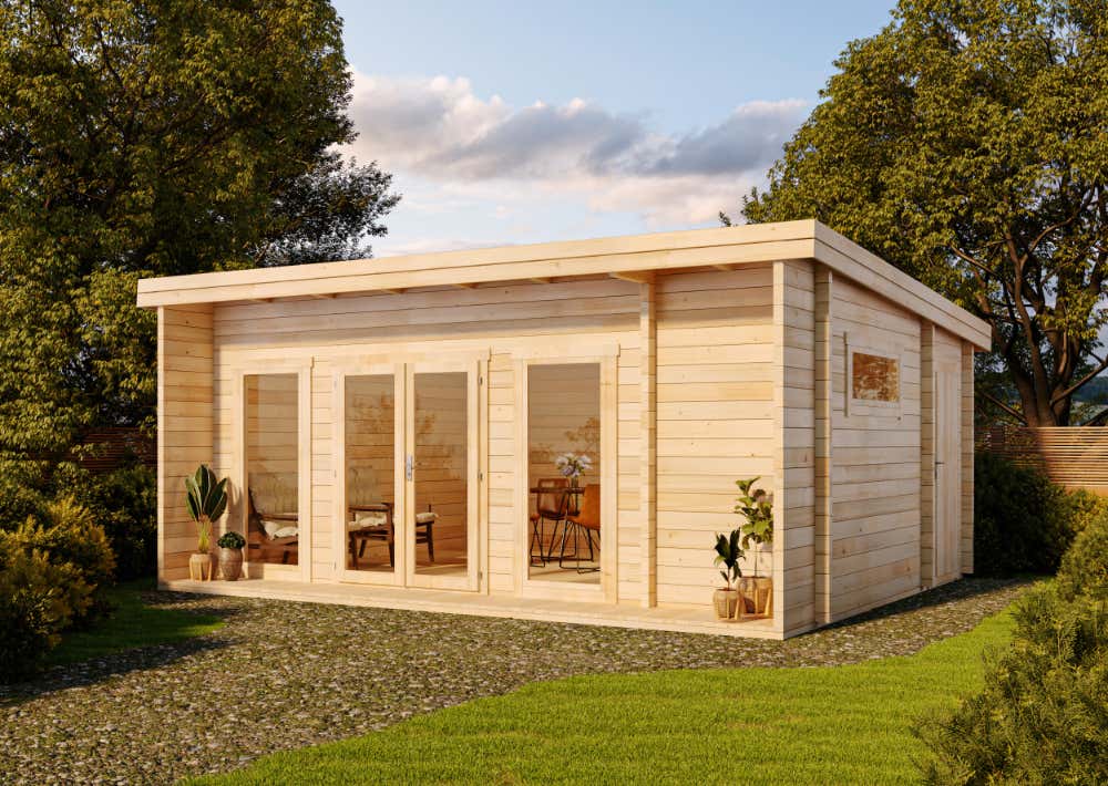 Gartenhaus Modell Carla-70 ISO | 6x5m | Restposten 23% Rabatt Unkategorisiert online kaufen
