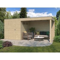 Gartenhaus Modell QB-Line 4,41 m² + Anbau | 6x4m | Restposten 29% Rabatt Unkategorisiert online kaufen