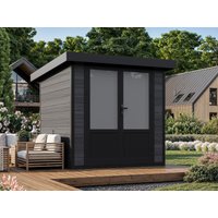 WPC Gartenhaus 2x2 mit Pultdach – Modell Style DeL | 2x2m | Restposten 26% Rabatt Unkategorisiert online kaufen