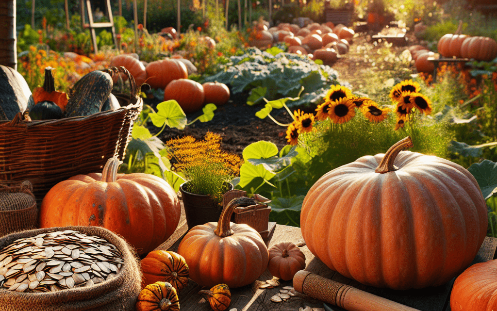 Das pflanzen von Kürbiskernen: Eine spannende Gartenaktivität