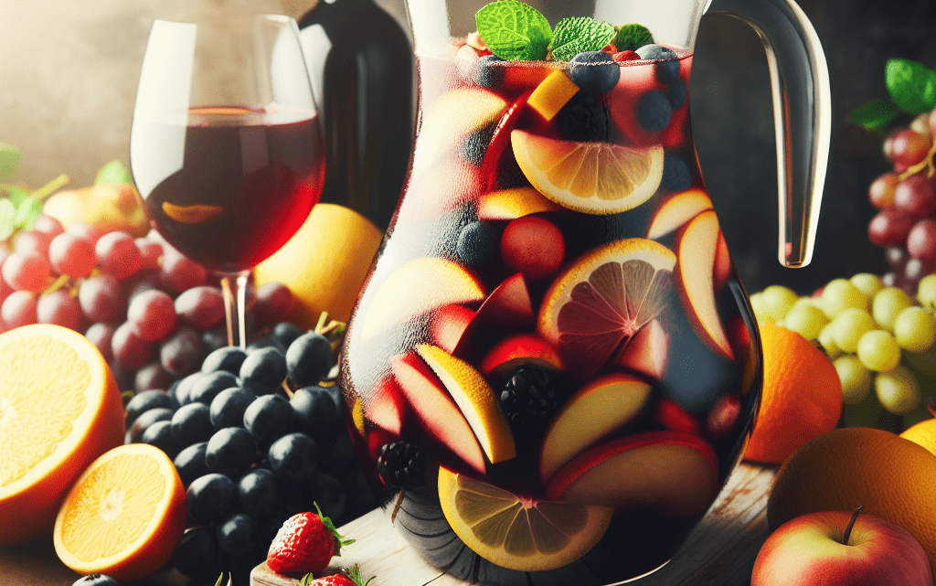 Die perfekte Kombination: Frisches Obst und Wein