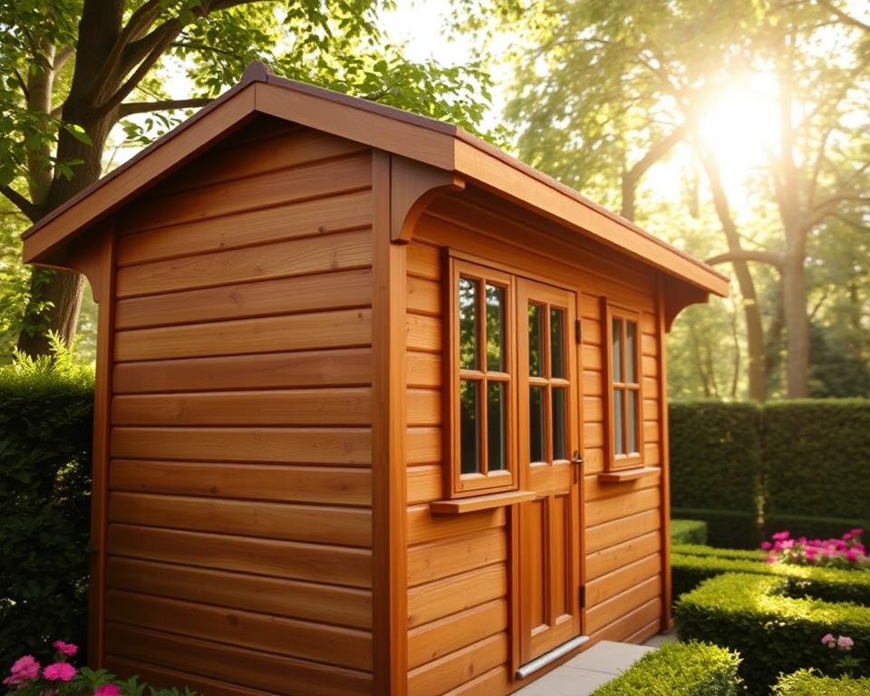 Wartung gestrichenes Gartenhaus Wartung gestrichenes Gartenhaus