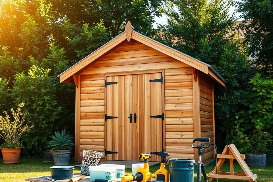 Wie Gartenhaus streichen: Anleitung & Tipps