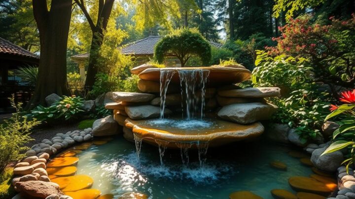 So bauen Sie Ihren Wasserfall Brunnen selber: DIY-Anleitung