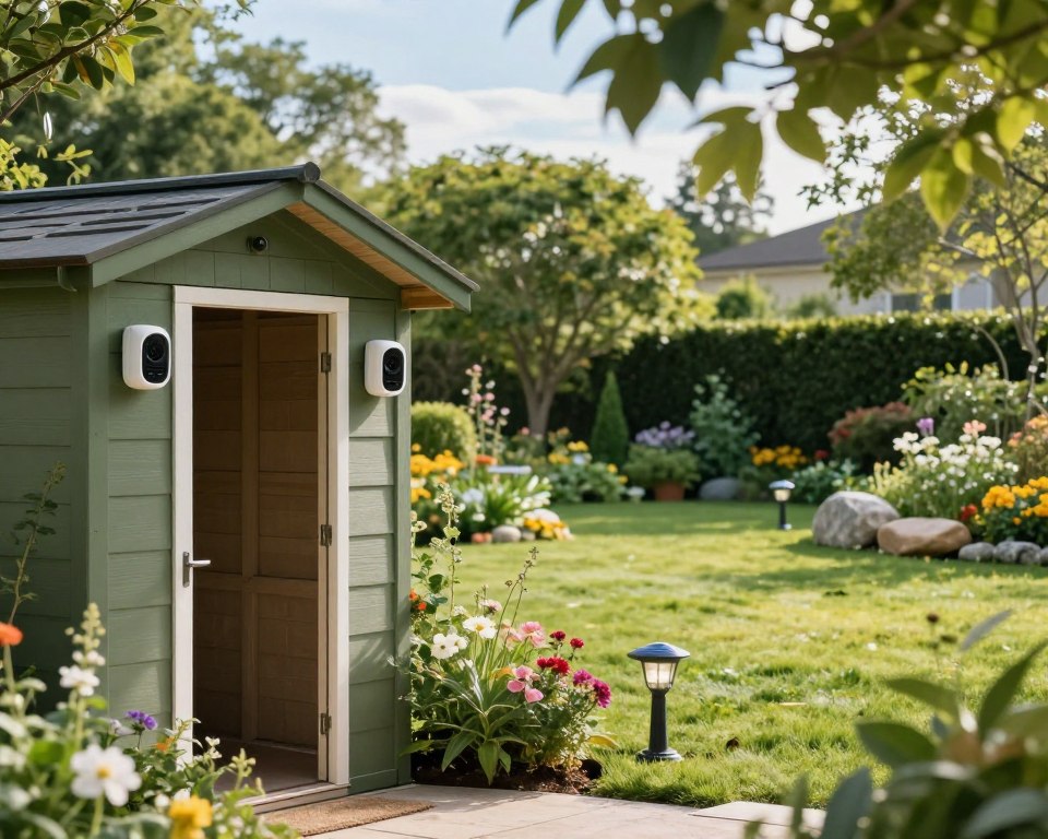 Akustische Sensoren Gartenhaus Sicherheit
