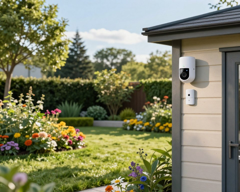 Sicherheitssensoren für Gartenhaus